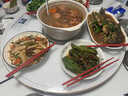 志高（CHIGO）暖菜板+火鍋 飯菜保溫板  圓形飯菜加熱暖菜板保溫板電磁爐家用自動(dòng)旋轉(zhuǎn)多功能帶火鍋餐桌轉(zhuǎn)盤神器 【自由旋轉(zhuǎn)】60CM | 無火鍋 白色 曬單實(shí)拍圖