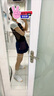迪卡儂（DECATHLON）羽毛球鞋女款排球鞋防滑減震成人訓練優(yōu)雅白5084325 曬單實(shí)拍圖