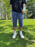 啄木鳥冰絲休閑七分褲男夏季薄款透氣運(yùn)動(dòng)男褲2025新款百搭簡約短褲外穿 10517/D628藍(lán)色【男褲】薄款 XL 曬單實(shí)拍圖