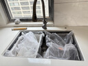 歐琳【國補立減15%】水槽大單槽納米洗菜盆 304不銹鋼水槽加厚面板 9133H配L008抽拉龍頭720*450 曬單實拍圖