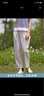AIGLE艾高春夏經(jīng)典款DFT速干透汽COOLMAX闊腿長(cháng)褲子徒步褲女 粉白色 AT731 38 曬單實(shí)拍圖