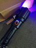 CLowicsr照蝎子專用紫光燈驗(yàn)鈔燈395紫外線手電筒可充電大功率超強(qiáng)鑒定燈 90W超亮版【白+紫雙光源】送鑷子 曬單實(shí)拍圖
