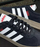 adidas T頭鞋 VL COURT復(fù)古板鞋德訓(xùn)鞋男女阿迪達(dá)斯輕運動 黑色/白色   38 曬單實拍圖