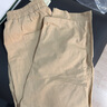 QVI設(shè)計(jì)高端品牌亞麻休閑褲女夏季新款薄寬松顯瘦百搭棉麻蘿卜哈倫褲 卡其色 XL 曬單實(shí)拍圖