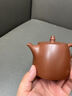 紫來順原礦紫泥漢鐸壺正品手工制紫砂壺大容量家用泡茶器功夫茶壺單壺 紫泥漢鐸壺【送公道杯】 285ml 曬單實拍圖