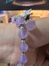 赫蓮娜(HR)輕奢瑪瑙女手鏈時(shí)尚手串高檔首飾品新年情人節生日禮物送女友 紫水晶手鏈 曬單實(shí)拍圖