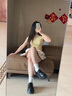 CAMILA KSENIA小c&k小皮鞋英倫風2025新款夏季厚底時尚百搭單鞋松糕樂福鞋品牌 啞光黑 38 曬單實拍圖
