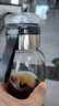 安俊晟玻璃杯耐高溫玻璃水杯大容量便攜茶水分離水杯 大容量墩墩杯+杯套 750ml 曬單實拍圖