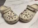 失落土星DIY配飾鞋花裝飾可拆卸金屬感卡扣適配crocs洞洞鞋鞋扣 珍珠兔子 無規(guī)格 曬單實拍圖