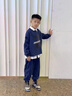 G.DUCKKIDS小黃鴨男童秋裝套裝兒童衣服男孩運(yùn)動(dòng)春秋季中大童衛(wèi)衣褲子三件套 灰 150 尺碼11~12歲【140-150cm】 曬單實(shí)拍圖