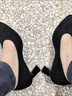 啄木鳥(niǎo)名媛空乘小眾高跟鞋女2025新款金屬通勤高級感粗跟尖頭黑色單鞋女 黑色 5cm 37 【尺碼偏小一碼 請買(mǎi)大一碼】 曬單實(shí)拍圖