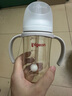 貝親（Pigeon）自然離乳 PPSU重力球吸管雙把手奶瓶 240mL  6月+ AA252 曬單實(shí)拍圖