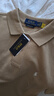 RL拉夫勞倫Ralph Lauren美式休閑小馬標刺繡短袖POLO衫夏純棉 卡其 XS 現貨(建議100-125斤穿) 曬單實(shí)拍圖