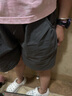巴拉巴拉童裝兒童短褲女童夏裝新款中大童休閑涼感薄款褲子 中灰20410 160 曬單實(shí)拍圖