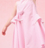 巴拉巴拉女童裙子兒童連衣裙2025款夏裝中幼童格紋無(wú)袖公主裙甜美 紅色調00366 130 曬單實(shí)拍圖