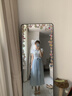 瑜尚臻品 小個(gè)子女夏季氣質(zhì)設(shè)計(jì)感獨(dú)特漂亮連衣裙藍(lán)色大方短袖裙子 拼接T恤裙【淺藍(lán)M】 建議120斤內(nèi) 曬單實(shí)拍圖