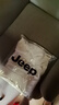 吉普（JEEP）短袖T恤男士夏季polo衫潮流休閑寬松涼感衣服男裝 白色 2XL 曬單實(shí)拍圖