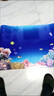 魚(yú)缸背景貼紙5d高清畫(huà)立體畫(huà)海底世界3d水族箱造景裝飾壁紙自粘紙 02.海洋水母 寬80cm-高50cm【送刮板】 曬單實(shí)拍圖