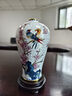 中外琺瑯美術(shù)館景泰藍花瓶 中式小花瓶 花瓶擺件工藝品 花瓶擺件客廳花瓶高檔 《春和景明》玉壺春瓶 曬單實拍圖