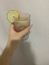 豎紋玻璃高腳杯酸奶冰淇淋杯子高顏值咖啡杯紅酒杯 豎紋高腳杯 200ml 2只 曬單實(shí)拍圖