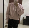 Gap女裝2025春季新款抽繩拉鏈連帽衛(wèi)衣純色寬松休閑短外套725754 粉色 S (160/80A)亞洲尺碼 曬單實拍圖