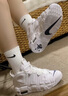 耐克（NIKE）官方男女童UPTEMPO大童運(yùn)動(dòng)鞋秋季復(fù)古籃球風(fēng)緩震DH9719 100白/深藏青/白/深藏青 36.5 曬單實(shí)拍圖