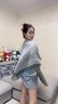 啄木鳥空調(diào)房披肩外搭絲巾女2025新款格子圍巾搭配襯衫大方巾辦公室百搭 文藝藍黑小格子 130卷邊方巾 曬單實拍圖