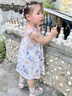 俞兆林（YUZHAOLIN）女童連衣裙夏季兒童吊帶純棉裙子女孩衣服 爛漫海底 曬單實(shí)拍圖