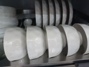 順祥萬(wàn)祥飯碗套裝6個(gè)裝陶瓷飯碗家用簡(jiǎn)約白瓷碗釉下彩小碗 曬單實(shí)拍圖