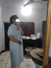 法式連衣裙女2025夏季新款小個(gè)子收腰顯瘦氣質(zhì)襯衫裙子夏天3197 藍(lán)色 XL 【120-130斤】 曬單實(shí)拍圖