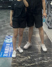 特步情侶男女板鞋小白鞋空軍一號(hào)春夏季透氣運(yùn)動(dòng)休閑板鞋 曬單實(shí)拍圖