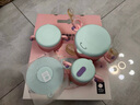 babycare寶寶嬰兒輔食碗勺子不銹鋼兒童餐具保溫飯盒注水保溫碗新生兒禮盒 曬單實拍圖