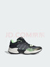 adidas「千絲甲」Pro Ventilate團(tuán)隊(duì)款緩震實(shí)戰(zhàn)籃球鞋男阿迪達(dá)斯   黑色/白色/綠色   42 曬單實(shí)拍圖