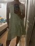 素織錦吊帶連衣裙女純欲裙子2025夏季小個(gè)子辣妹收腰公主裙蓬蓬裙短裙 薄荷綠不規(guī)則吊帶裙 均碼 【推薦體重80-130斤】 曬單實(shí)拍圖