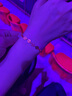 周六福七夕禮物  黃金手鏈女款足金5G金平安紅繩手繩喜樂安平 計價 1.78g 曬單實拍圖