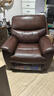 芝華仕（CHEERS）頭等艙智能椅皮單椅電動(dòng)多功能老板椅真皮單人沙發(fā)芝華士90031 深咖色-電動(dòng)躺+調頭 延期發(fā)貨（詳詢(xún)客服） 曬單實(shí)拍圖