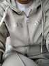 絲柏舍小清新套裝2025秋裝新款女裝連帽外套搭長褲兩件套 曬單實(shí)拍圖