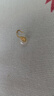 珍珠皇后 S925銀11-11.5mm近正圓淡水珍珠耳飾耳環(huán)生日禮物送女朋友女友 曬單實拍圖
