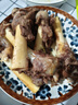 東來(lái)順 內(nèi)蒙古羔羊原切帶肉棒骨2斤羊腿手把肉煲湯燉煮 清真中華老字號(hào) 曬單實(shí)拍圖