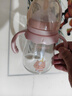 小土豆（potato）嬰兒奶瓶寬口徑玻璃新生兒寶寶奶瓶 玻璃奶瓶 240ml 6月+ 妃桃粉+XL號奶嘴 曬單實拍圖