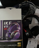 iKF V11 Pro7.1四模無線游戲耳機(jī)頭戴式7.1環(huán)繞音效藍(lán)牙有線電競(jìng)專用三角洲FPS無畏契約辨位 黑紅色 曬單實(shí)拍圖