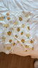 貝瑞加（Babyprints）嬰兒連體衣2件裝新生兒純棉爬服夏季短袖寶寶哈衣薄款內衣 黃59 曬單實(shí)拍圖
