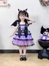 G.DUCKKIDS庫洛米衣服女童兒童連衣裙夏季洛麗塔公主裙生日裙子春秋圣誕服裝 吊帶裙+發(fā)箍 夏季 130 建議身高120-130cm7-8歲 曬單實拍圖