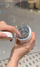 啟諾迷你保溫杯女生高顏值小巧便攜水杯316不銹鋼杯子茶水分離口袋杯 白色220ml 曬單實(shí)拍圖