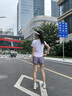 百思絨后口袋運(yùn)動(dòng)短褲女速干夏季新款防走光跑步專用 黑色短褲  XL 曬單實(shí)拍圖