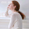 ZEGL銀色素雅大耳圈女925銀針耳飾耳墜氣質(zhì)高級(jí)感紀(jì)念日生日禮物女 曬單實(shí)拍圖