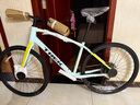 崔克（TREK）FX 3 碳纖維前叉液壓碟剎休閑通勤健身多功能自行車(chē)平把公路車(chē) 薄荷綠色  直郵到家 L（建議身高175-186CM） 10速 曬單實(shí)拍圖