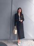 Laurèl25秋新款小香風(fēng)復(fù)古短外套女LWD363T00900 經(jīng)典黑 S 曬單實(shí)拍圖