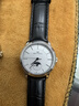 海鷗（SEAGULL）手表 竹節(jié)紋皮帶 機(jī)械表牛皮表帶 20#黑色皮帶[鋼色針扣]  曬單實(shí)拍圖