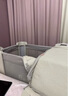 bebebus嬰兒床拼接大床筑夢家新生小床可移動多功能可折疊寶寶床  香檳金 曬單實拍圖
